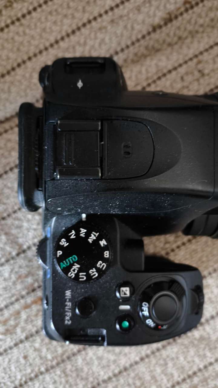 Pentax K-70 von oben