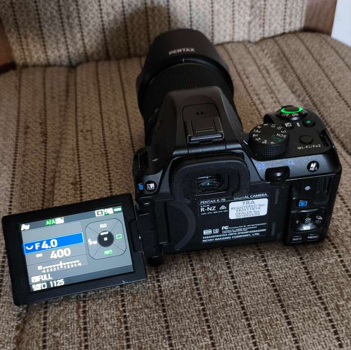 Pentax K-70 Rückseite